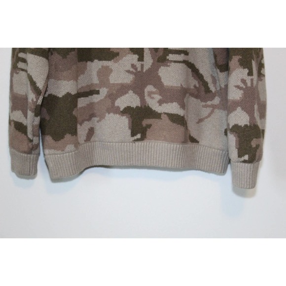 Cabela's Camo Windshear Lined Hunting Sweater Wool Blend Henley Men's 2XL H14293 - Picture 3 of 11